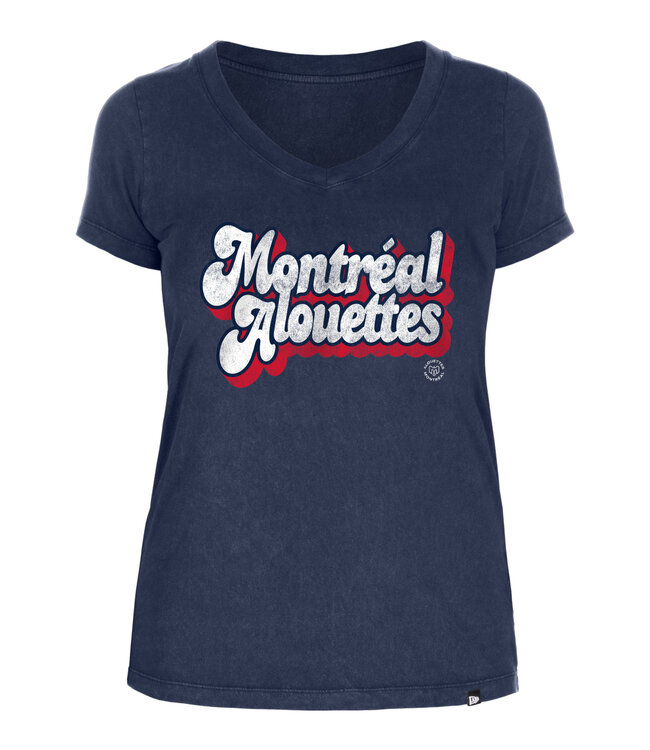 WOMEN'S CHARCOAL NAVY GRAPHIC T-SHIRT