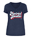 T-SHIRT GRAPHIQUE BLEU MARIN CHARBON FEMME
