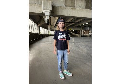 New Era NAVY GRAPHIC KIDS T-SHIRT