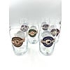 INGLASCO 6 PACK GLASSES WITH HISTORIC LOGOS