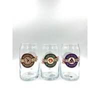 6 PACK GLASSES WITH HISTORIC LOGOS