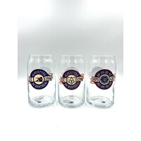 6 PACK GLASSES WITH HISTORIC LOGOS