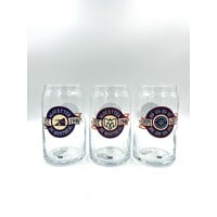 LOT DE 6 VERRES AUX LOGOS EMBLÉMATIQUES