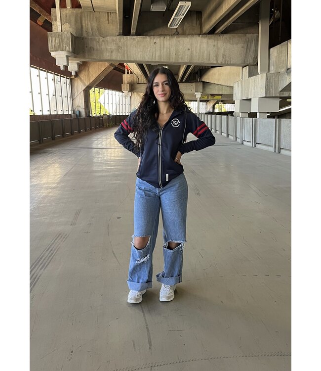 WOMEN'S ANCHOR ZIP HOODIE