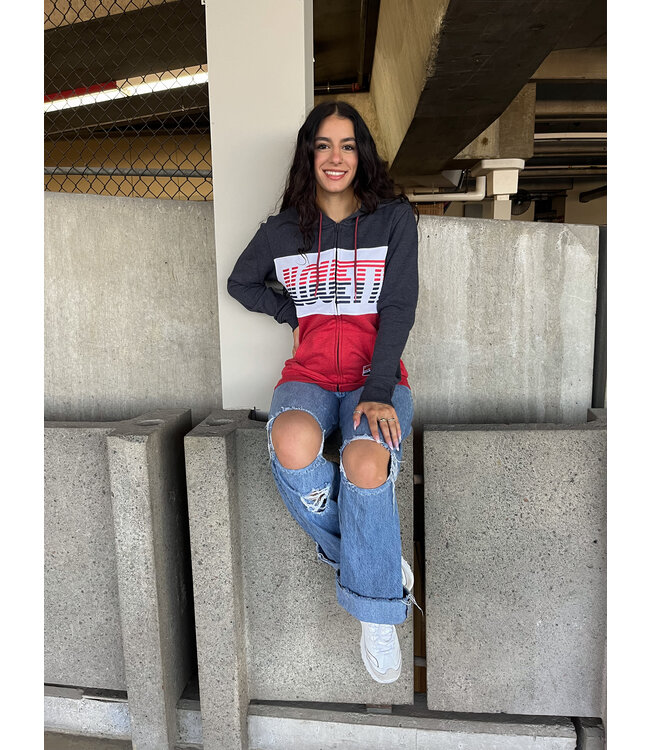 TBT COLOR BLOCK WOMEN'S HOODIE