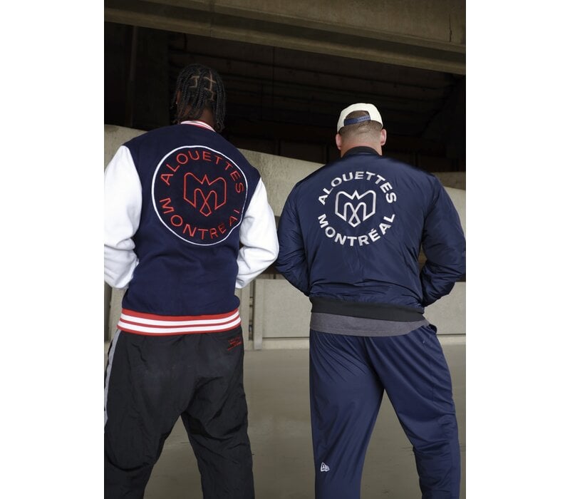 NAVY VARSITY JACKET