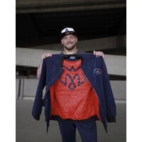 CLASSIC NAVY BOMBER JACKET