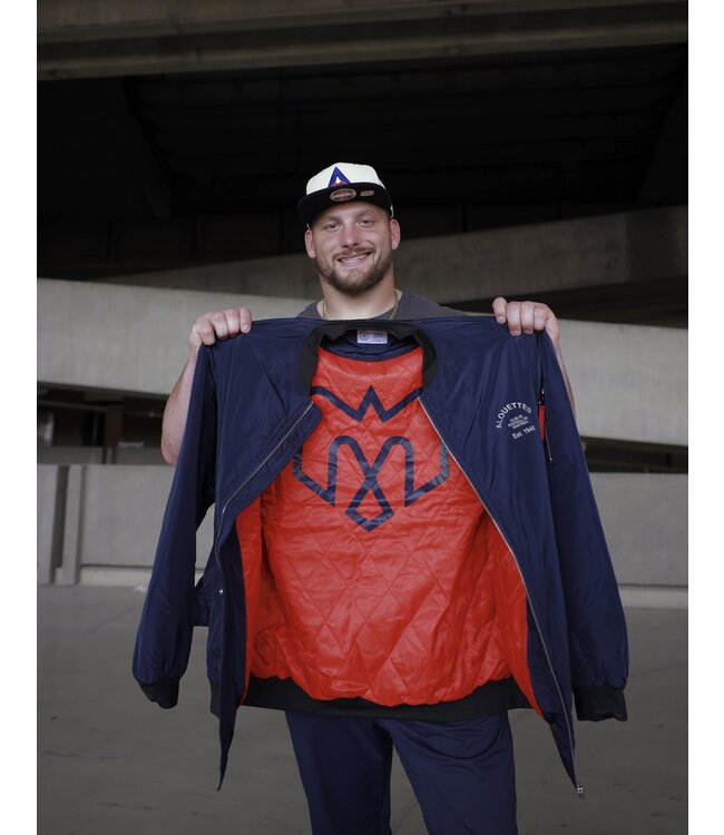 CLASSIC NAVY BOMBER JACKET