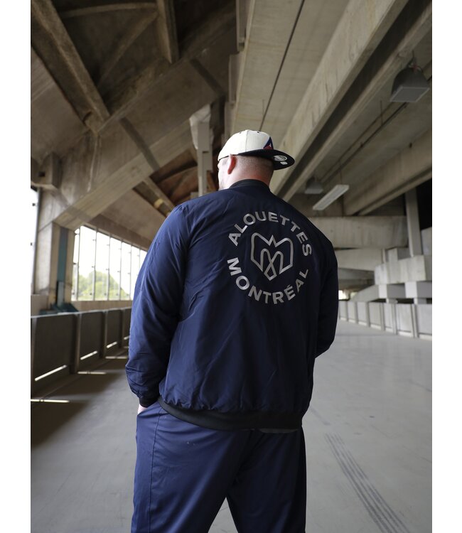 CLASSIC NAVY BOMBER JACKET
