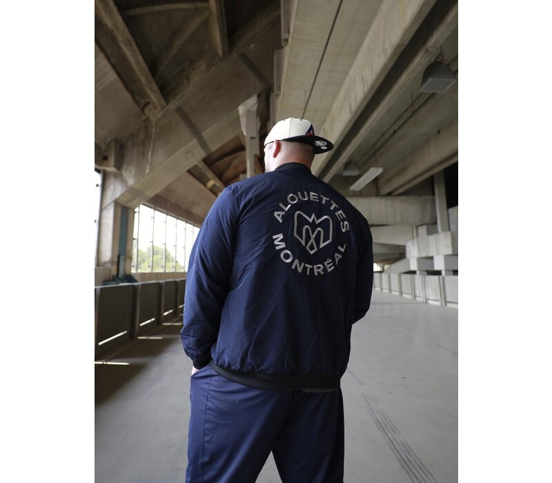 CLASSIC NAVY BOMBER JACKET