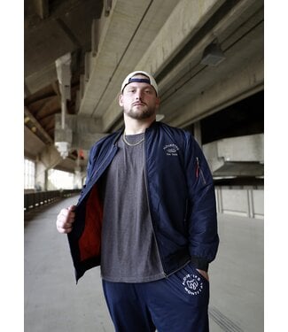 Style & Ease CLASSIC NAVY BOMBER JACKET