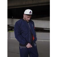 CLASSIC NAVY BOMBER JACKET