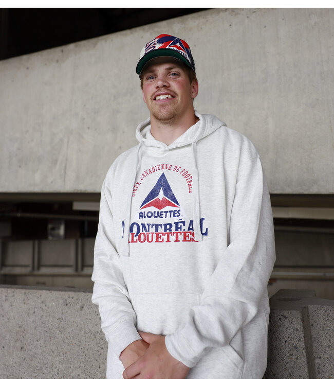 COTON OUATÉ GRIS PÂLE LOGO DELTA VINTAGE