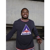 DELTA LOGO DARK GREY CREWNECK