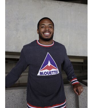 New Era DELTA LOGO DARK GREY CREWNECK