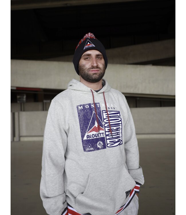 DELTA GRAPHIC GREY HOODIE