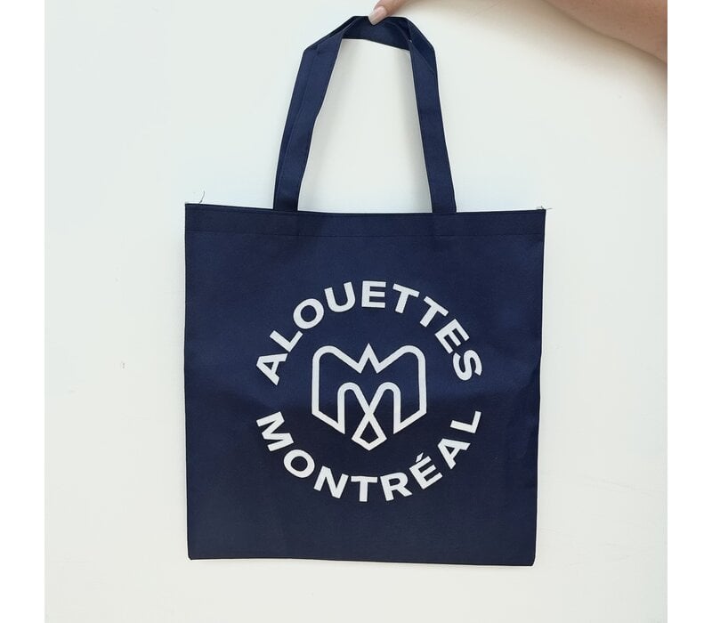 REUSABLE NAVY BLUE TOTE BAG