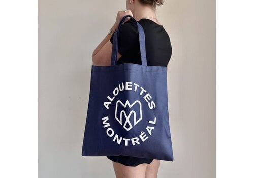 REUSABLE NAVY BLUE TOTE BAG