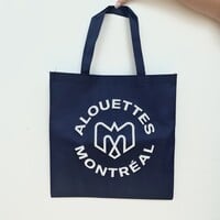 REUSABLE NAVY BLUE TOTE BAG