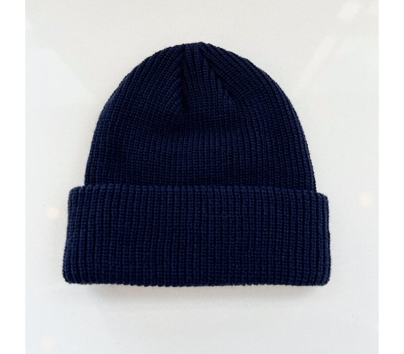 NAVY BEANIE