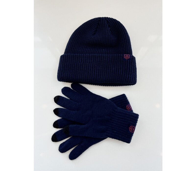 NAVY BEANIE