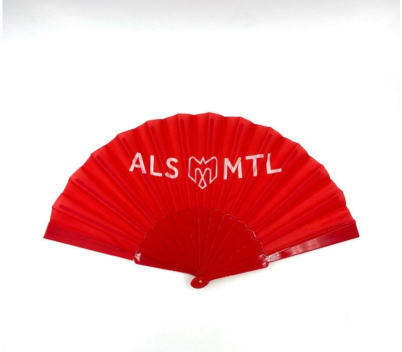 ALS MTL RED HAND FAN