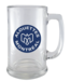 INGLASCO BEER STEIN GLASS 15 OZ