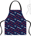 REPEAT LOGO NAVY APRON