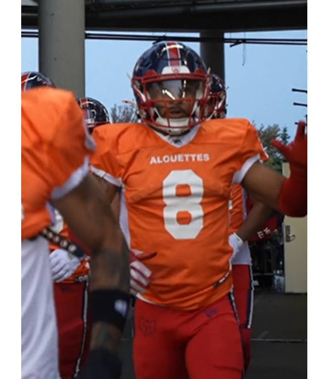 ORANGE JERSEY - PLAYER #8 - NAFEES LYON