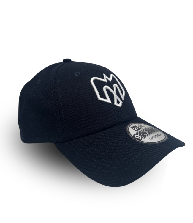 CASQUETTE VECLRO 940 BLEU - LOGO BLANC
