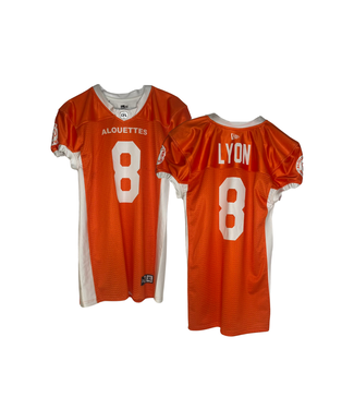 New Era ORANGE JERSEY - PLAYER #8 - NAFEES LYON
