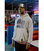 DELTA GRAPHIC GREY HOODIE