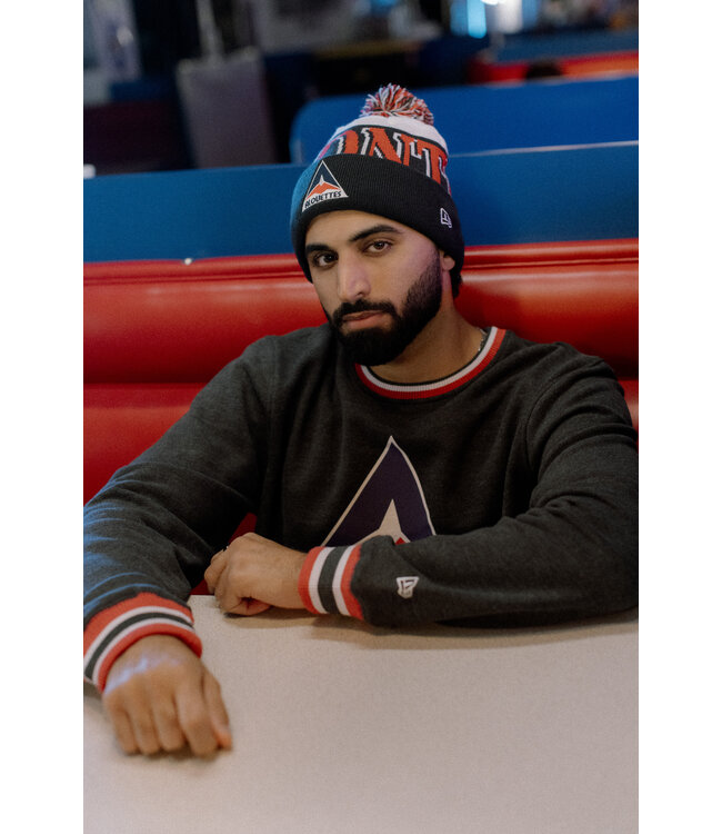 DELTA LOGO DARK GREY CREWNECK