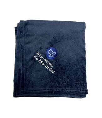 VISTAPRINT NAVY PLUSH BLANKET