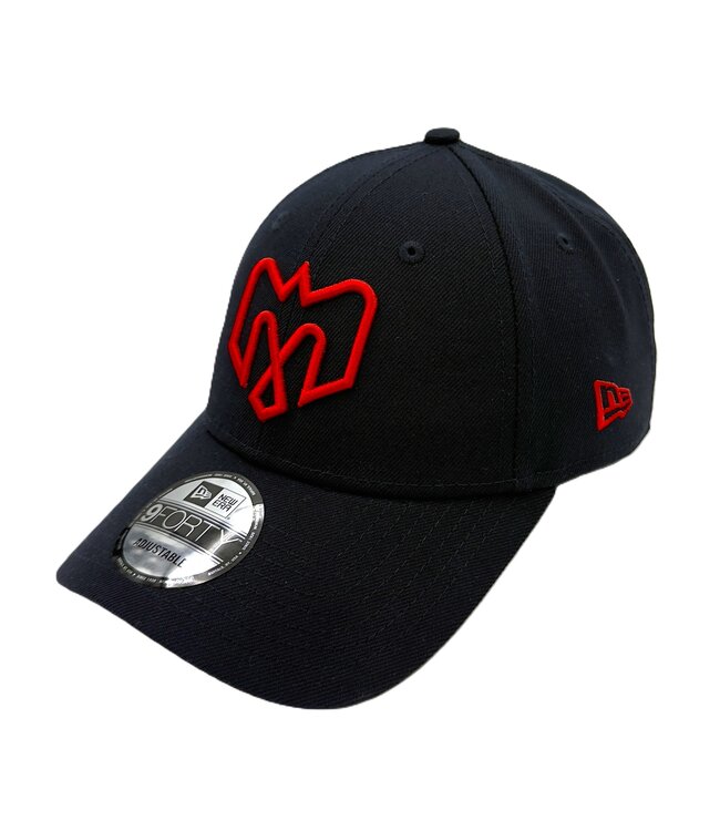 940 NAVY RED LOGO