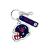 LEATHER TREATY Double-sided Alouettes helmet keychain