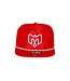 SNAPBACK ROUGE AVEC CORDE