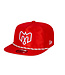 SNAPBACK ROUGE AVEC CORDE