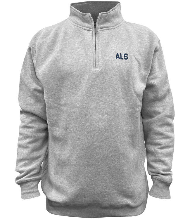 DOMINIC GREY 1/4 ZIP FLEECE