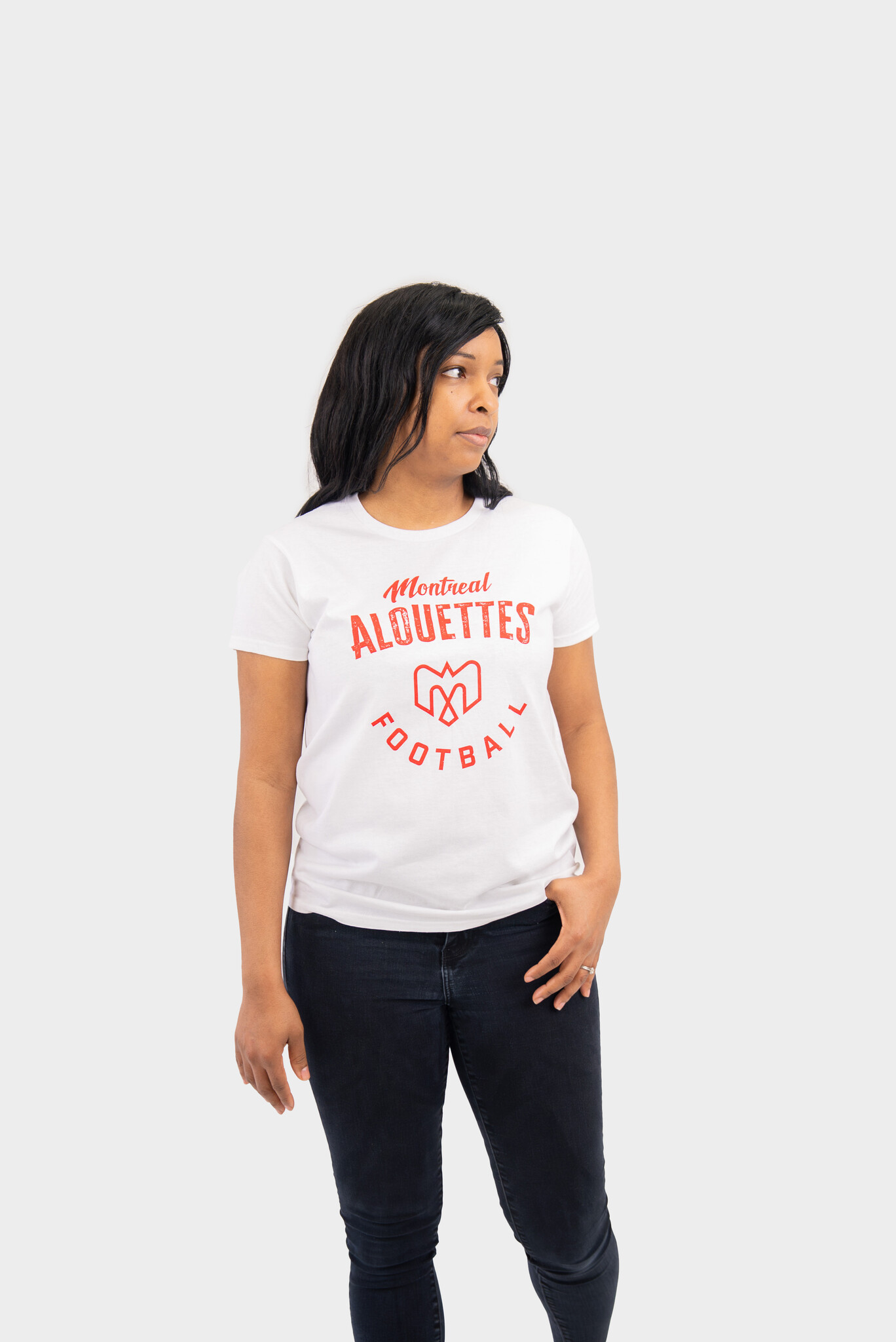 Bulletin WOMEN RANI WHITE TEE - Montreal Alouettes