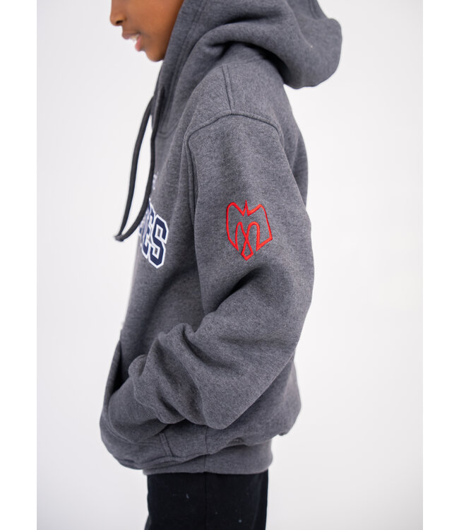 YOUTH BLACK TWILL HOODIE