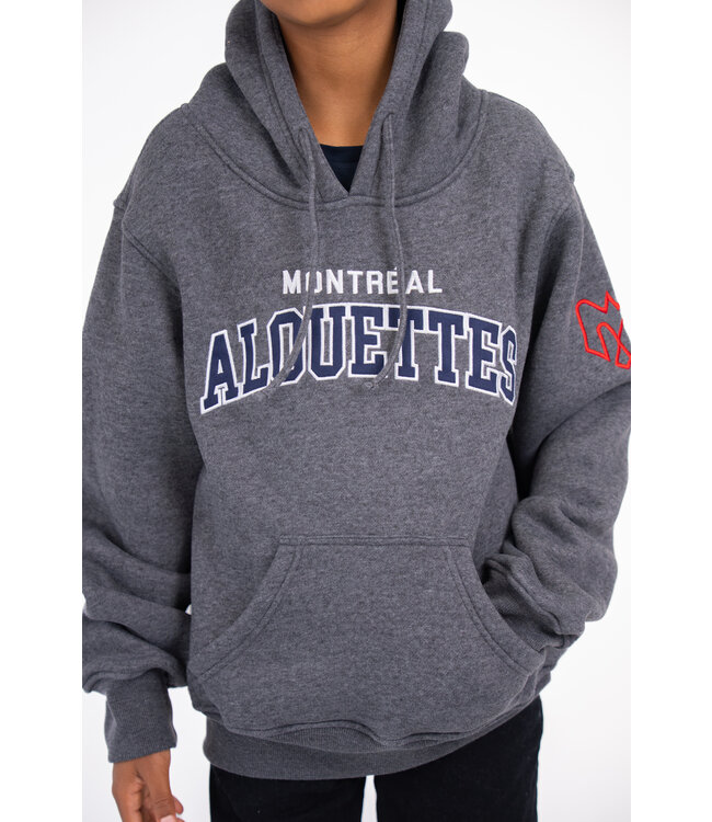 YOUTH BLACK TWILL HOODIE