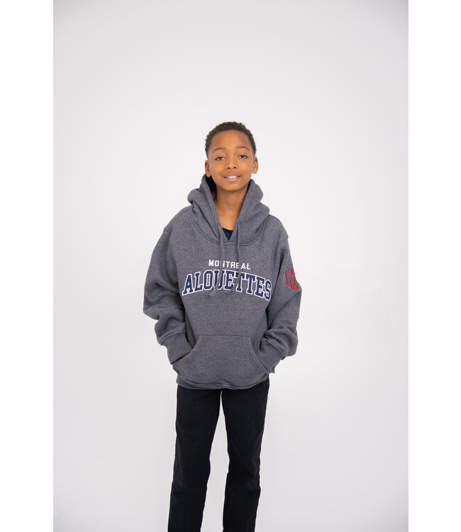 YOUTH BLACK TWILL HOODIE