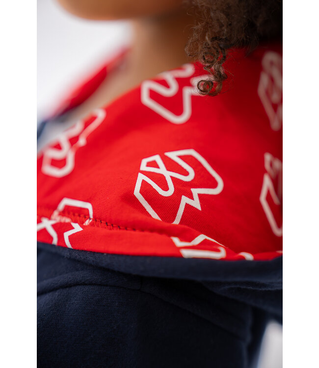 KIDS LOGOED ZIP HOODIE
