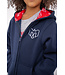 KIDS LOGOED ZIP HOODIE