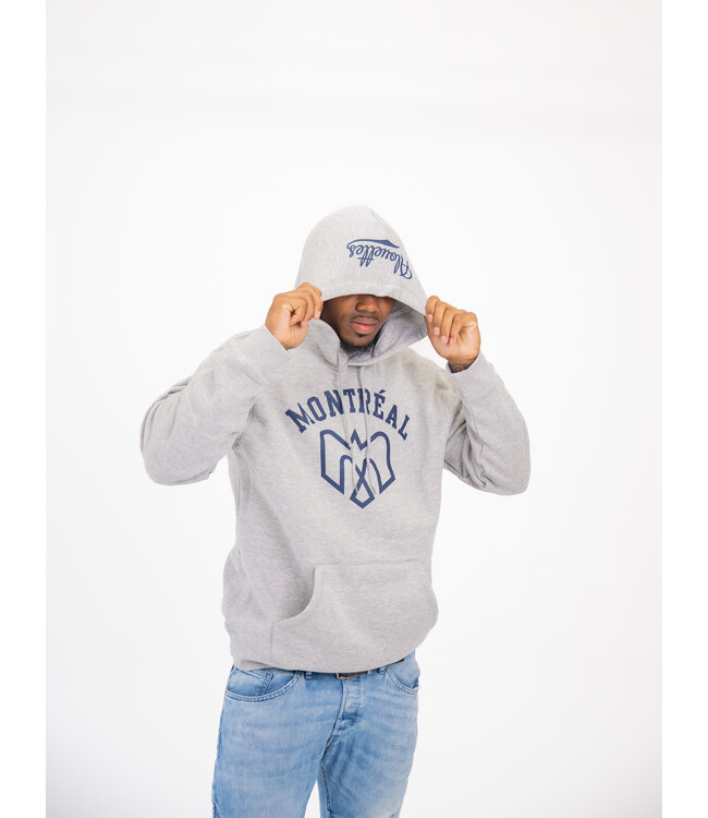 MONALO GREY HOODIE