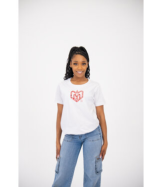 New Era WOMEN FLORAL WHITE T-SHIRT