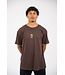 BROWN GRAPHIC T-SHIRT