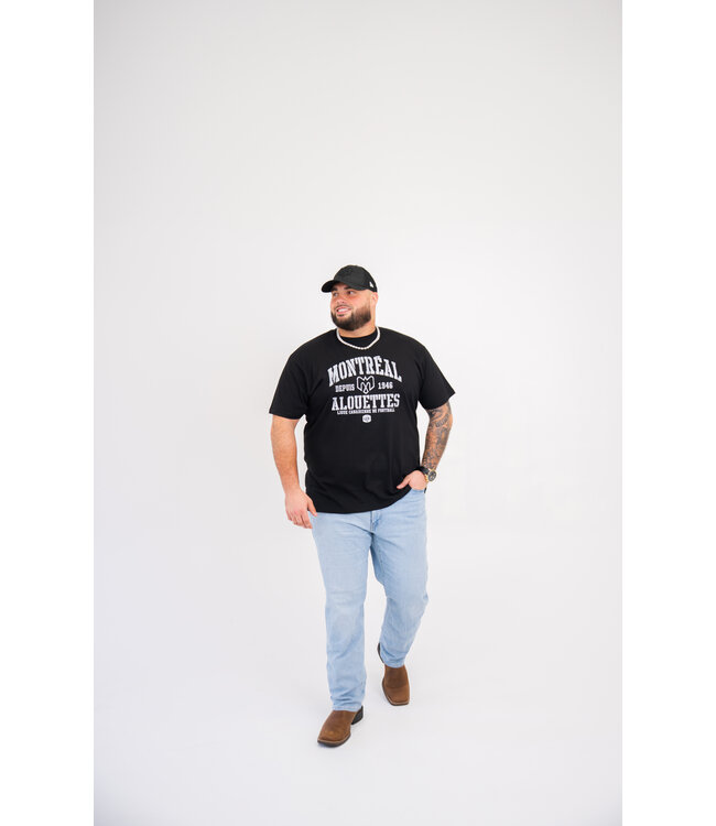 JUSTIN GRAPHIC BLACK TEE