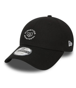 New Era 940 BLACK VELCRO - WHITE CREST